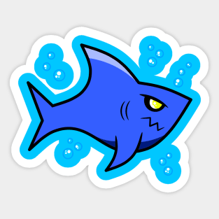 Blue Shark 1 Sticker